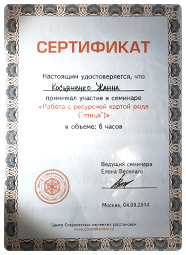 Сертификат 1 миниатюра